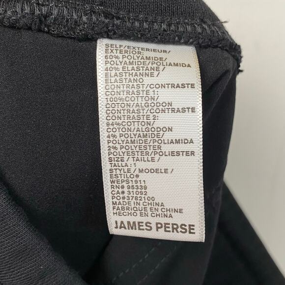 James Perse Y/osemite Black Soft Knit Pull On Jogger Pants Size Small - Picture 9 of 9